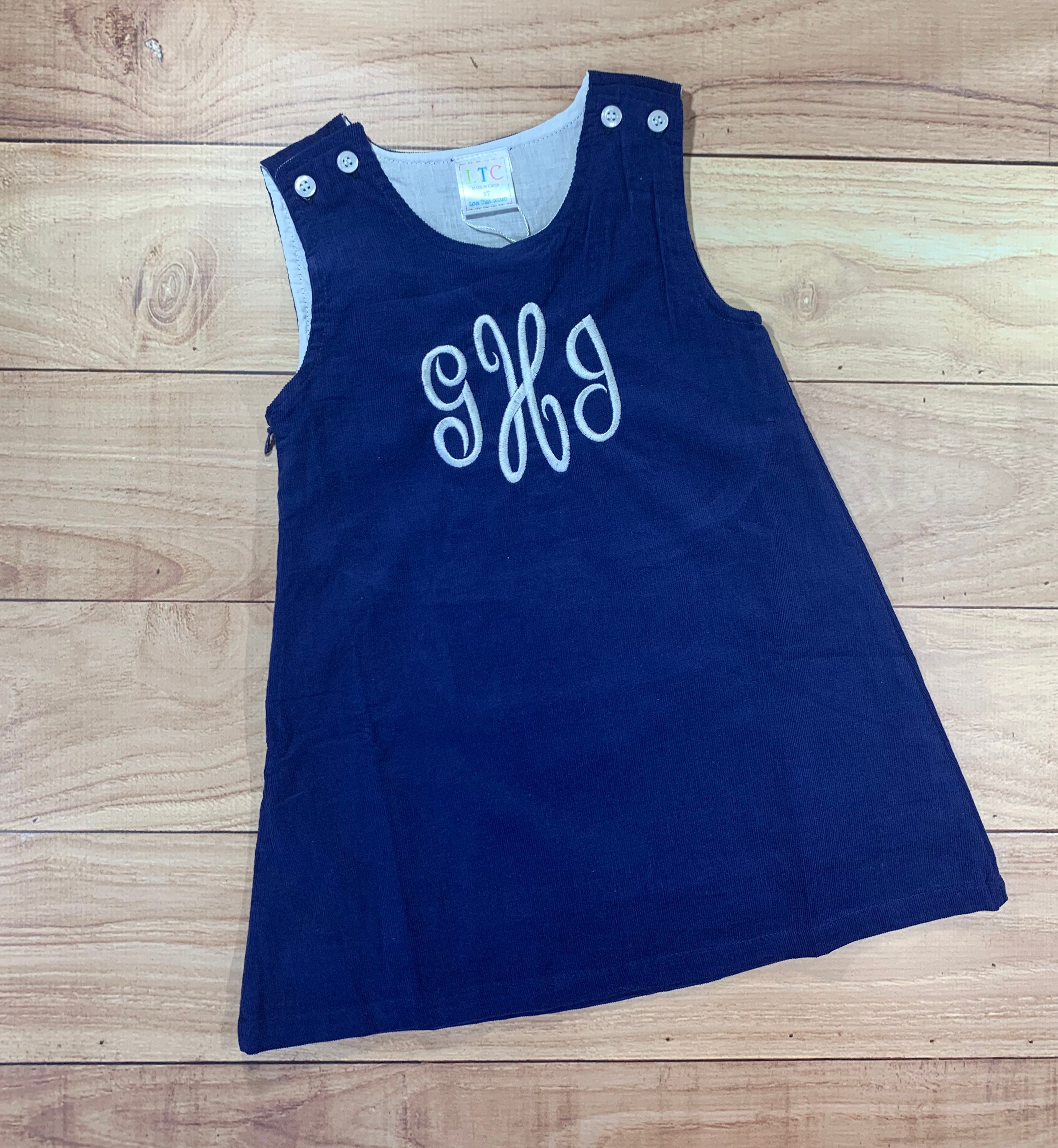 Navy Corduroy Dress - Etsy