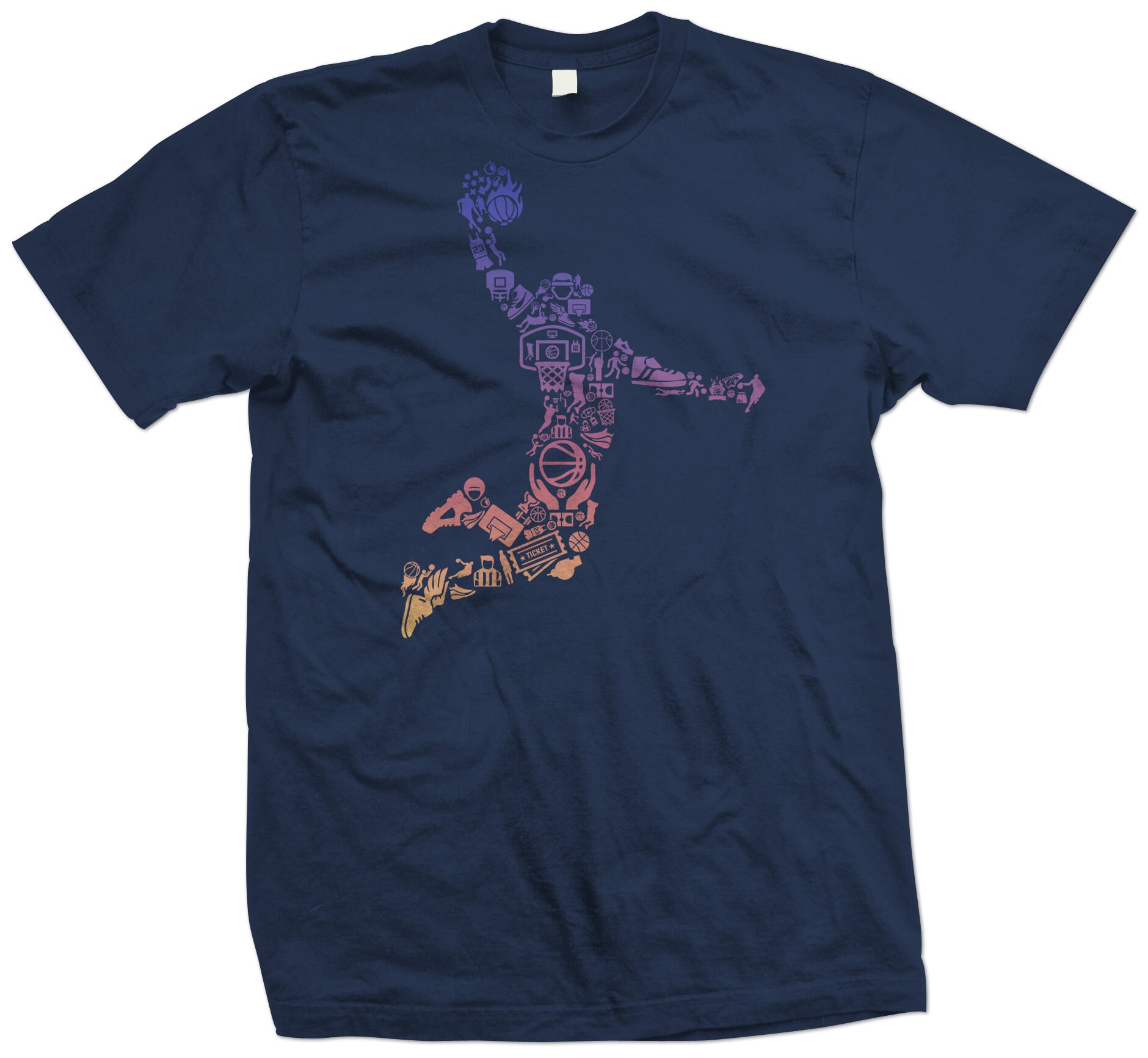 Basketball T Shirt Slam Dunk T Shirt Basketball Player T Etsy