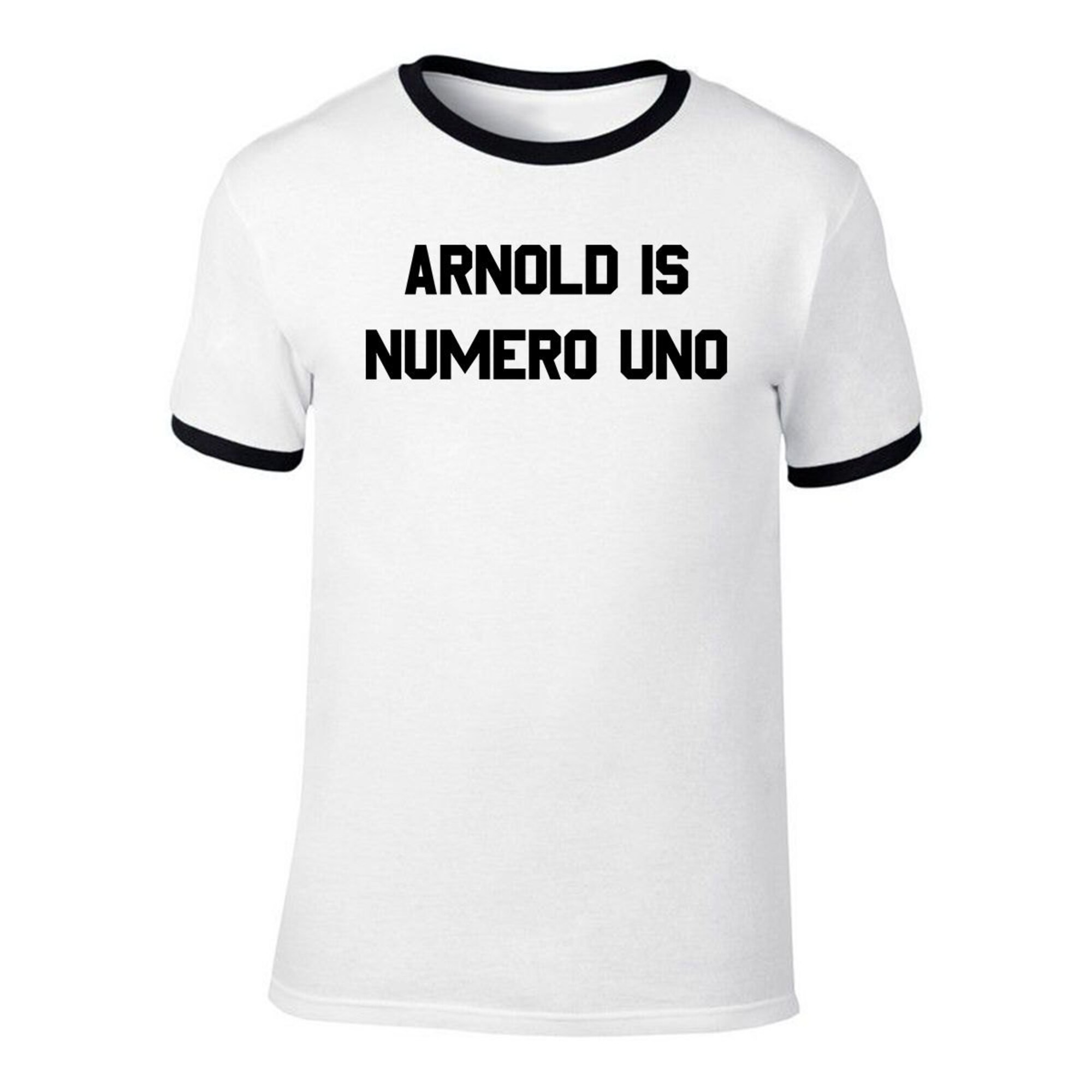 Arnold Is Numero Uno Pumping Iron - T Shirt