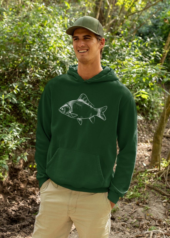 Fishing Hoodie - Extra Small to 5XL - Carp fisherman hoodie - Fishing Gift  - Fish Hooded top, Carp fishing clothing