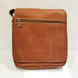 Bolso Bandolera de Cuero Genuino, Tamaño Mediano, Bolso Unisex de Cuero, Bolso de Cuero para Hombres y Mujeres, Cartera Hecha a Mano