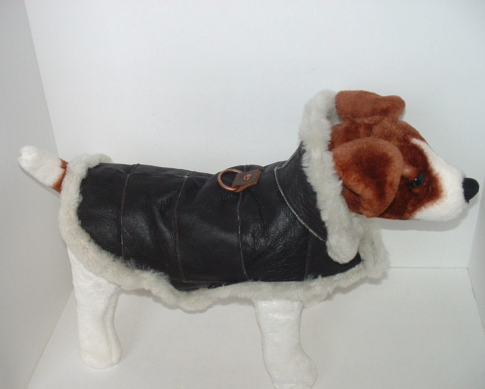 Genuine Sheepskin Dog Coat Real Shearling Handmade. Dog Jacket Made With the Sheepskin and Sheep
