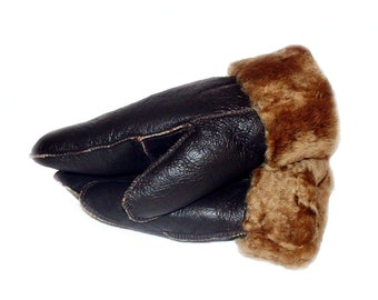 Sheepskin shearling Mittens