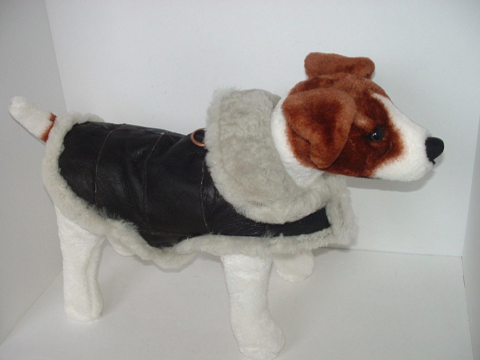 Genuine Sheepskin Dog Coat Real Shearling Handmade. Dog Jacket Made With the Sheepskin and Sheep