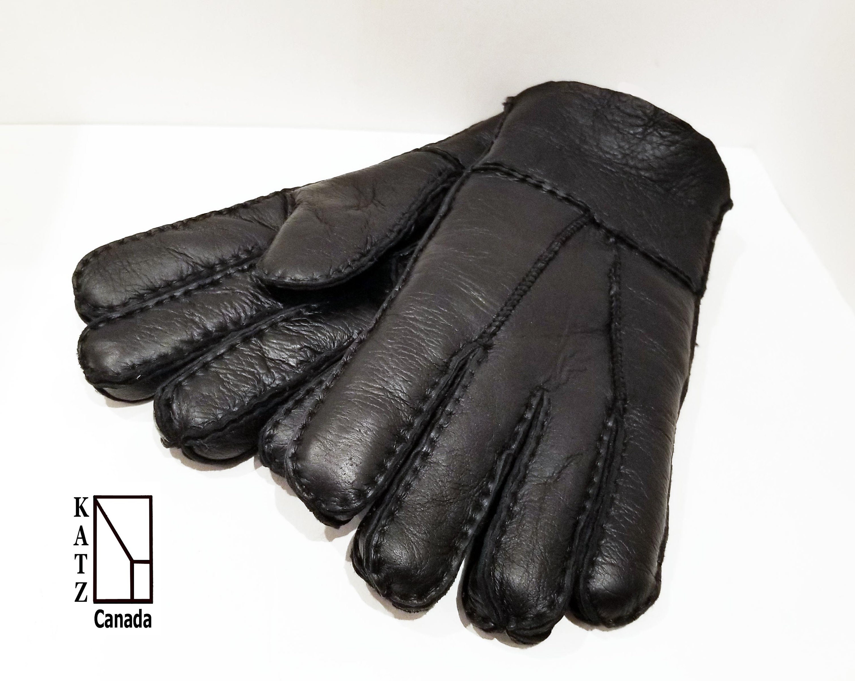 Gants en cuir très chaud en mouton retourné - OSLO