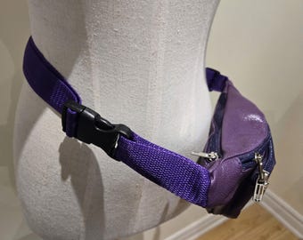 バッグ archive diesel leather waist bag purple PURPLE Leather Fanny Pack Belt Bag Waist Bag Hip Bag