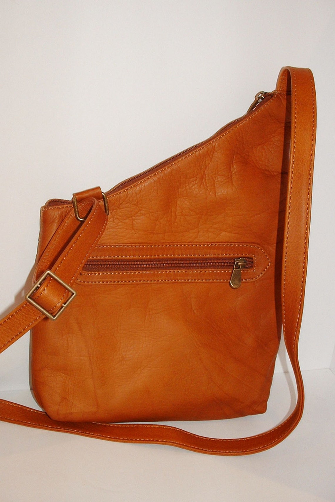 Medium Genuine Leather Crossbody Bag Women's Leather Bag Etsy