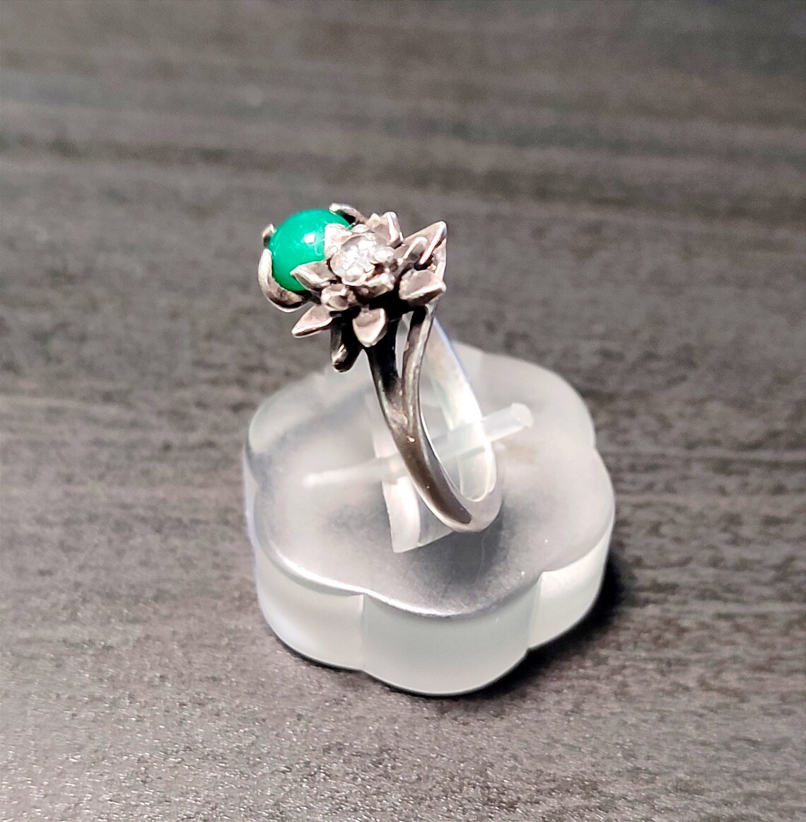 Birth Month Ring. Birth Flower Ring Personalized Birth Month Etsy