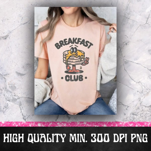 Digital download - T-shirt graphic - Breakfast Club - instant download