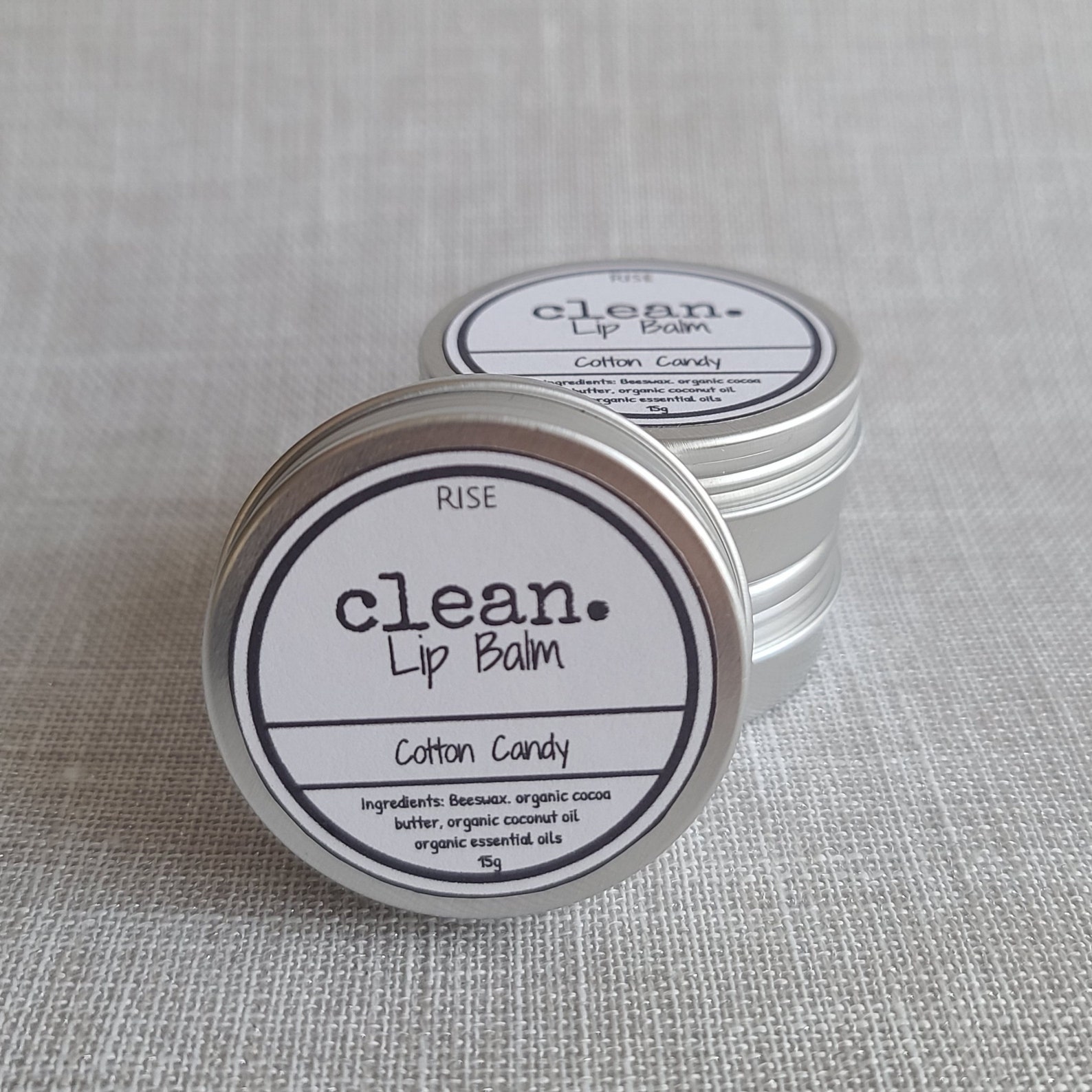 Organic Cotton Candy Lip Balm natural lip balm beeswax Etsy