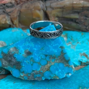 Sterling Silver Filigree Band Ring