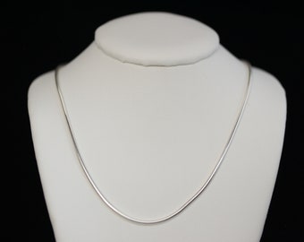 thumbnail image 2 of Renegade Jewelry 2.5mm Solid 925 Sterling Silver Round Snake Chain Necklace – Made In Italy 2 of 5