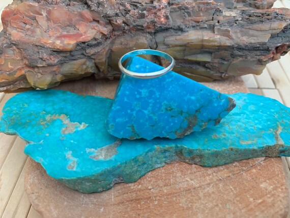 Sterling Silver Bead Band Ring - image 1