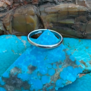 Sterling Silver Plain Band Ring