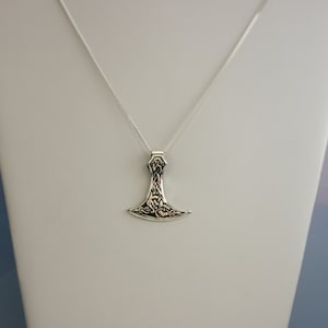Handcrafted Sterling Silver Thors Hammer Pendant 925 Silver Thors Hammer Pendant