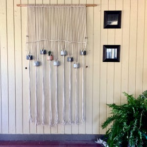 macrame plant hanger PATTERN modern plant hanger DIY macrame tutorial modern macrame coastal home decor boho apartment minimalist art