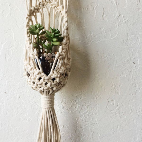 Macrame Hanging Plant Pouch Tutorial Download for Beginners | Macrame Pattern Download Hanging Planter | Macrame DIY | Macrame Wall Hanging