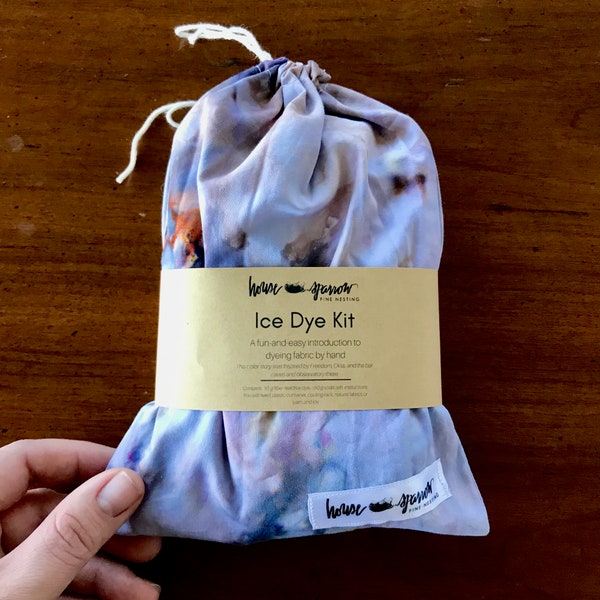 Ice Dye Kit, Freedom Color Story | Ice Dye Kit for Beginners, Tie Dye DIY Kit, Snow Dye Kit, Gift for Mom