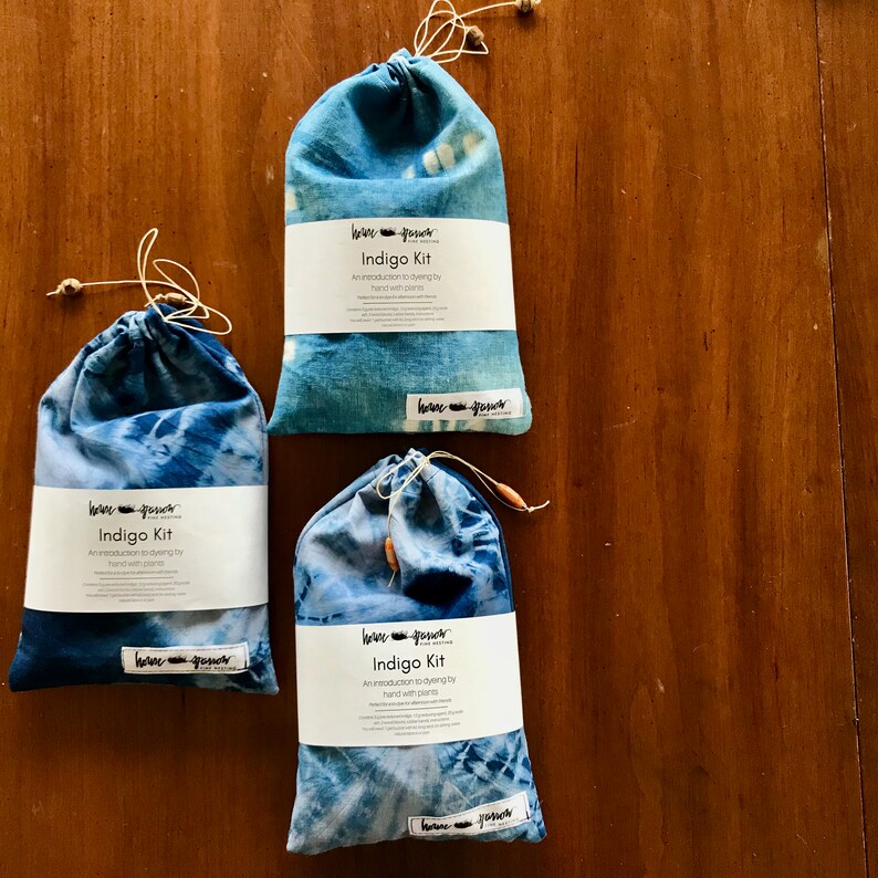 Indigo Kit for Shibori Tie Dyeing Indigo Dye Kit for Etsy