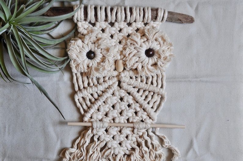 Macrame Wall Hanging Pattern for Beginners Macrame Owl Etsy