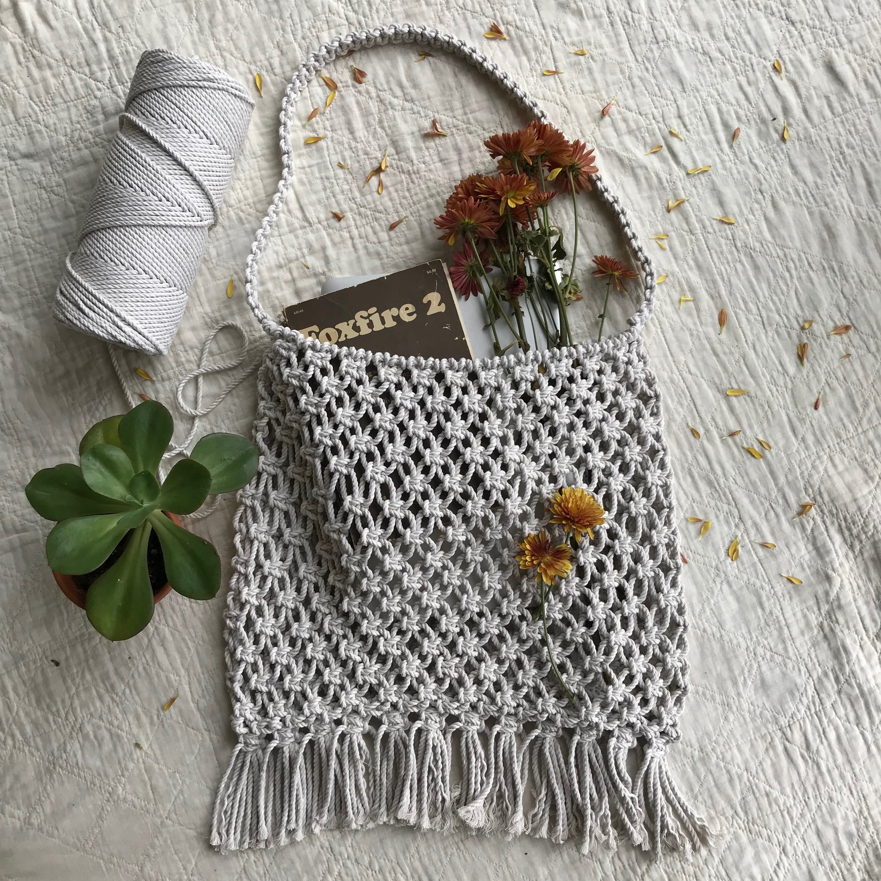 Etsy macrame bag deals