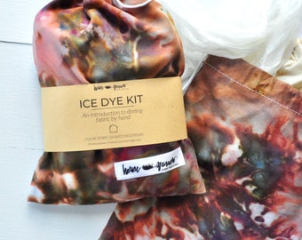 Ice Dye Kit, Quartz Mountain Colorway | Craft Kit, Tie Dye Kit, DIY Kit, Ice Dye, Tye Dye Kit, Natural Tie Dye Kit, Ice Tie Dye Kit