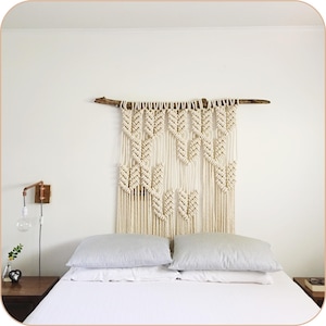 Macrame Wall Hanging PATTERN Boho Home Decor DIY Easy Headboard Boho Bedroom Decor Wall Hanging Modern Large Macrame Pattern Easy Wall Art
