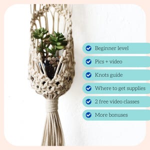 boho plant hanger