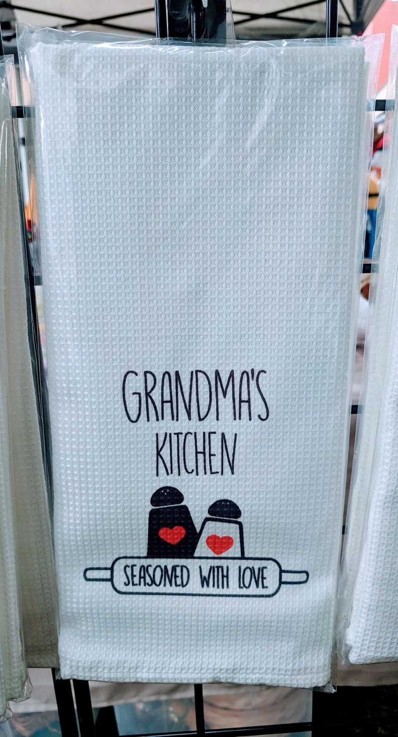 Grandmas Kitchen Seasoned With Love Grandma Kitchen Gift Etsy
