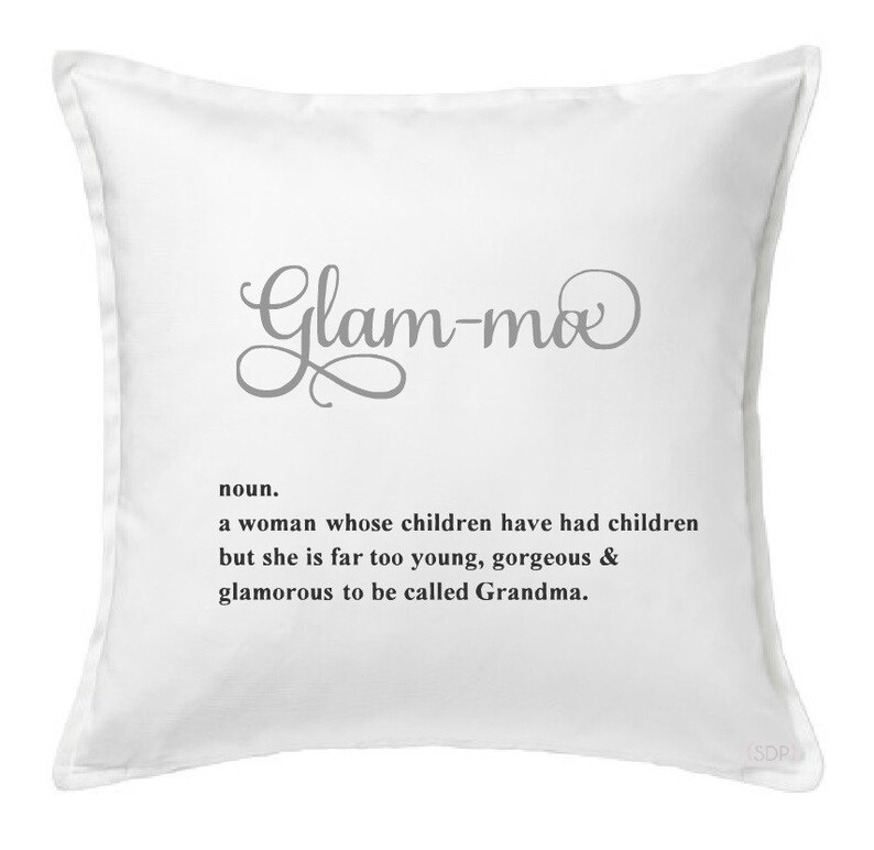 Glamma Pillow GlamMa Grandma Pillow Glamma Gift Etsy