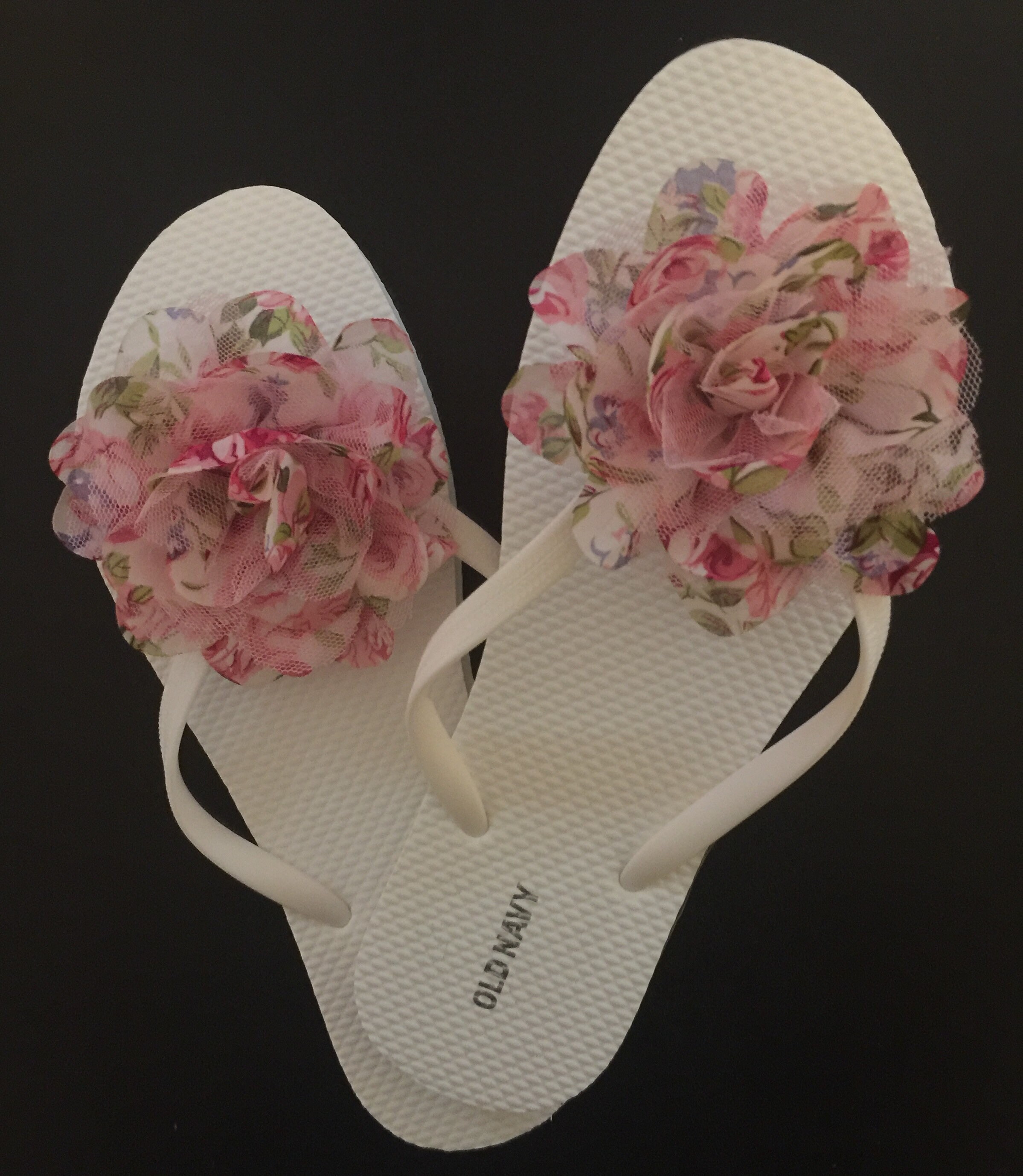 Floral flip flops womens sandals | Etsy