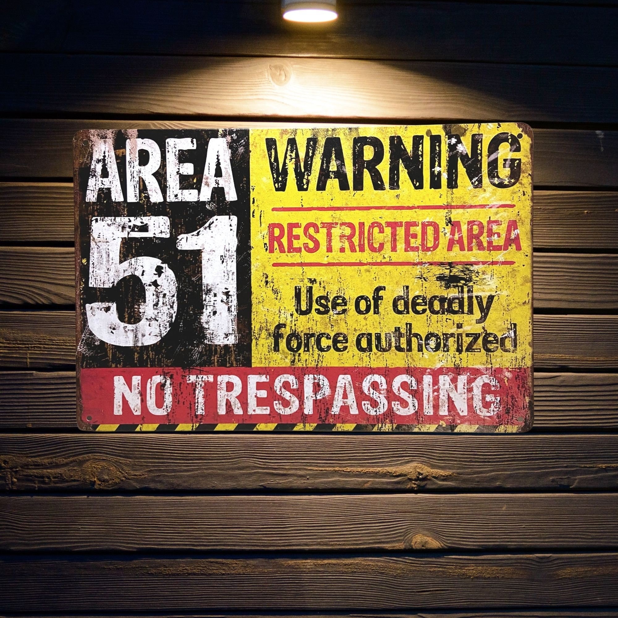 Area 51 Restricted Deadly Force Authorized Military No - Etsy