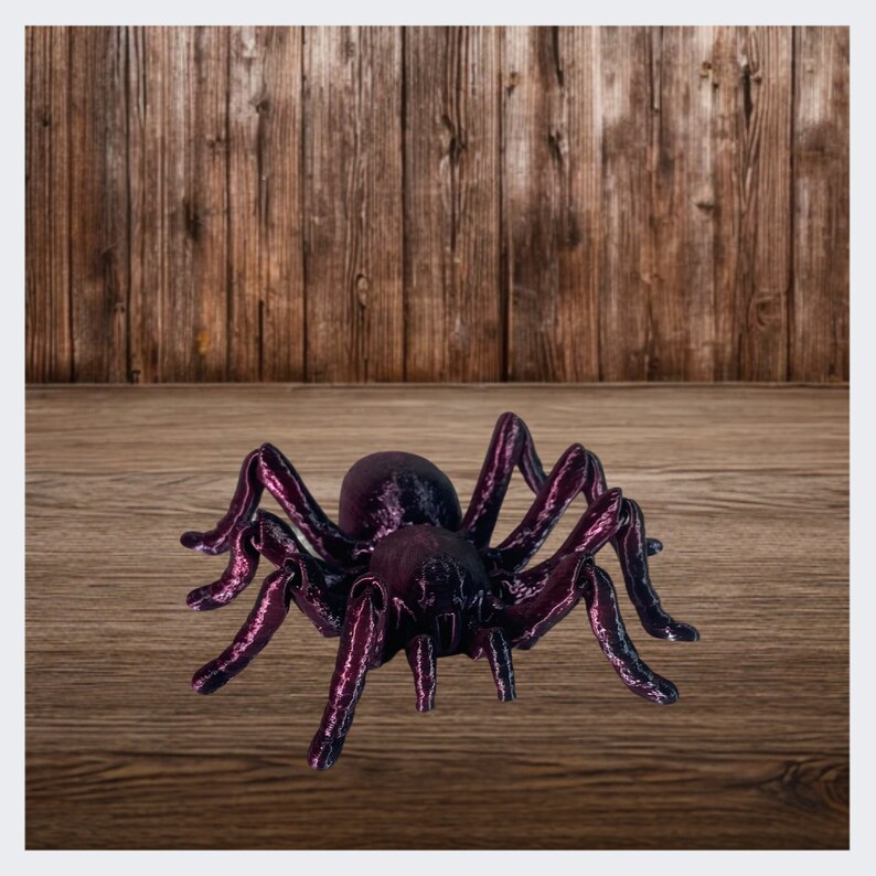 Tarantula Articulating Fidget Toy 3D Printed Mini Pretend Pet Life Like Etsy
