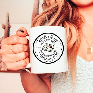 Smut Readers Mug, Funny Reading Mug, Roses are Red Mug, Spicy Book Mug, Bookish Smut Gift, Spicy Reader Gift, Funny Gift for Reader or Her