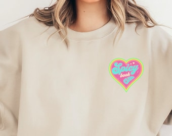 Sudadera Spicy Book Club: Smut Reader de mezcla de algodón con cuello redondo