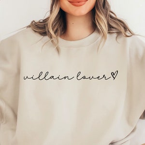 Falling for the Villain, Stfuattdlagg, Villain Lover Sweatshirt, Romance Reader, Dark Romance, Villain Fan Geschenk, Spicy Book, Bookish Villain