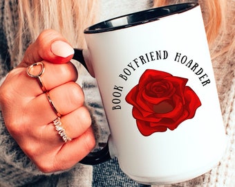 Book Boyfriend Hoarder Mug : cadeau drôle de lecteur Smut