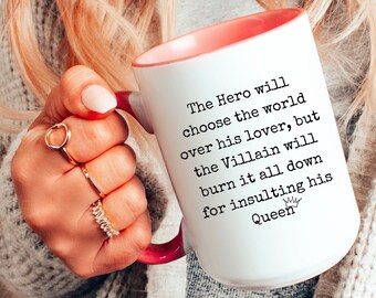 Villain Smut Readers Mug: Funny Spicy Book Merch Gift