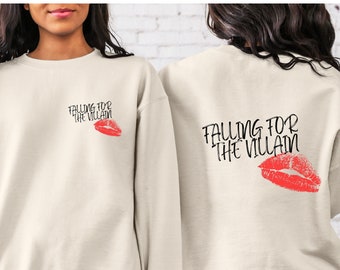 Sudadera "Enamorándome del Villano": Merchandising literario de romance oscuro