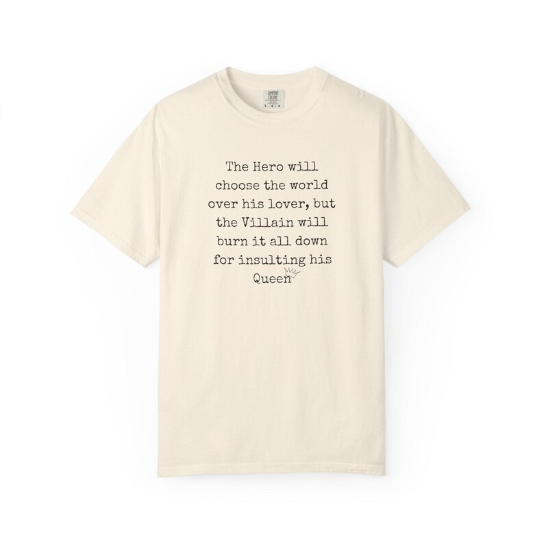 Romantasy Villain Lover Shirt, Spicy Bookish Tee image 7