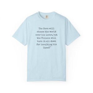 Romantasy Villain Lover Shirt, Spicy Bookish Tee image 6