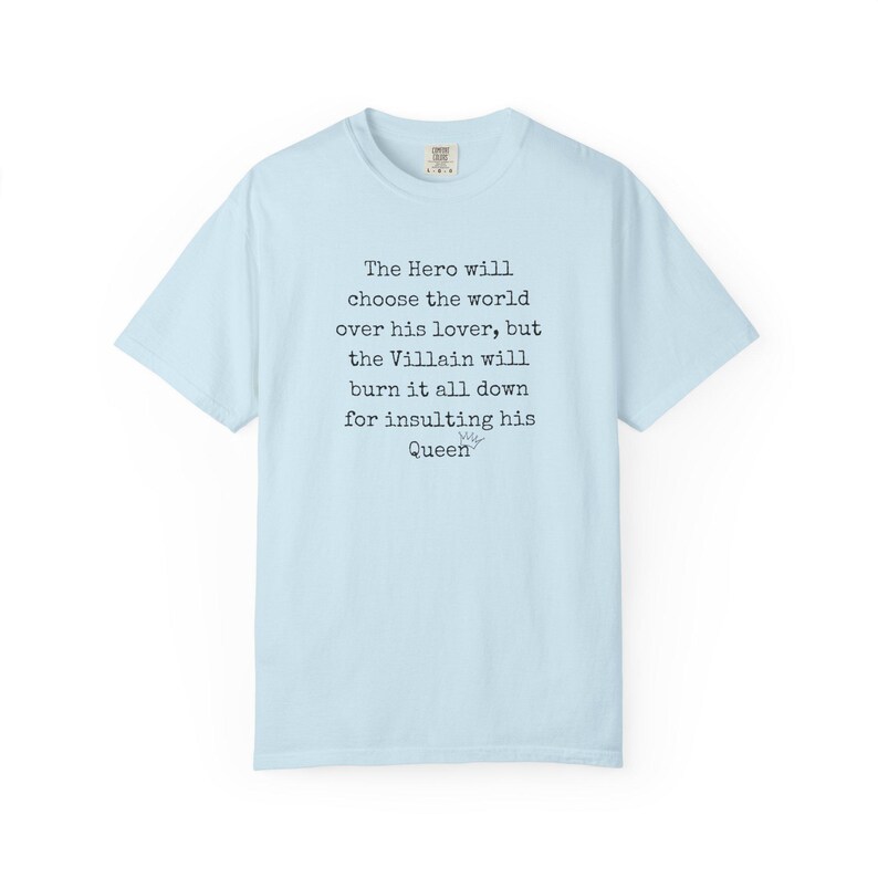 Romantasy Villain Lover Shirt, Spicy Bookish Tee image 6