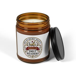 Proud Smut Readers Soy Candle, Bookish Home Decor, Gift for Book Lovers, Candles, Unique Reading Gifts