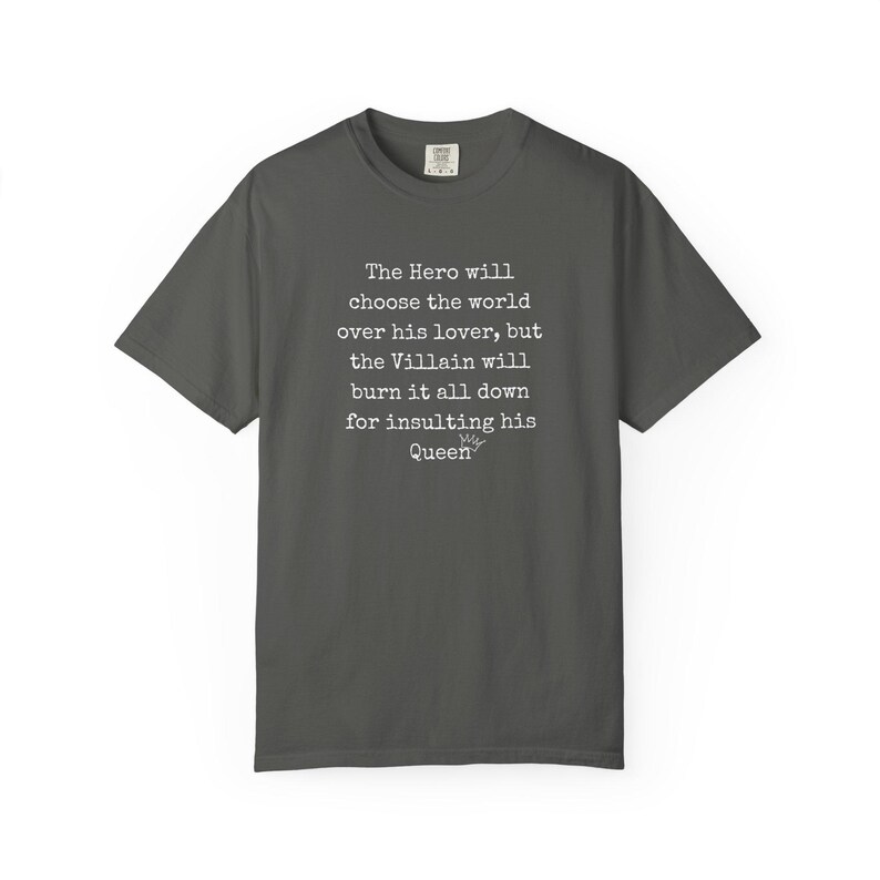 Romantasy Villain Lover Shirt, Spicy Bookish Tee image 8