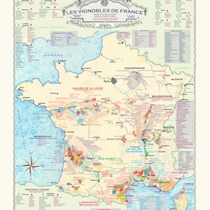 Carte des vins de France, guide des vins et cépages de France image 9