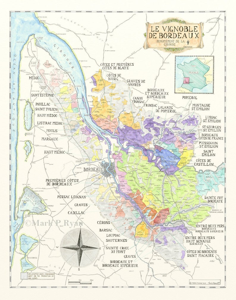 Carte des vins de Bordeaux, guide des vins de Bordeaux. image 5