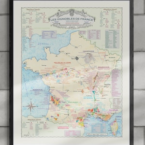 Carte des vins de France, guide des vins et cépages de France image 2