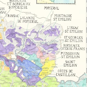 Carte des vins de Bordeaux, guide des vins de Bordeaux. image 4