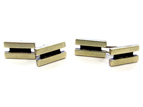 Boutons De Manchette Vintage En Argent 800 - Moderne, Occasion En Bon état