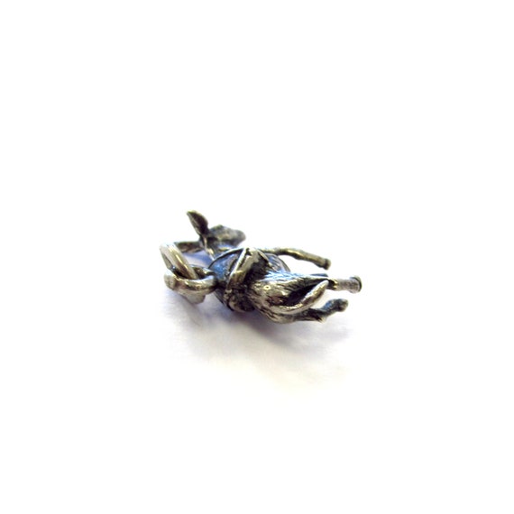 Vintage Sterling Silver Pack Donkey Travel Charm,… - image 7